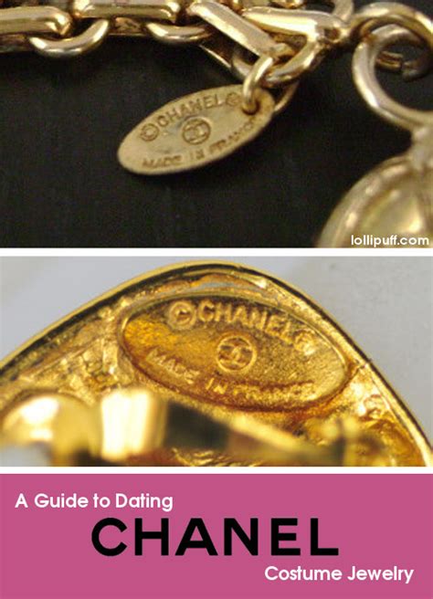 dating chanel costume jewelry|authentic Chanel jewelry.